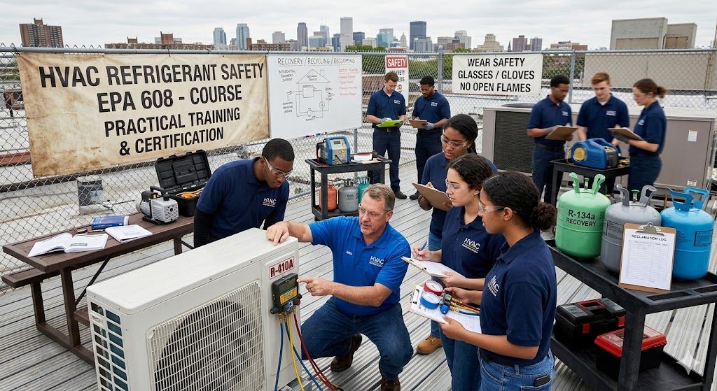 HVAC refrigerant safety course