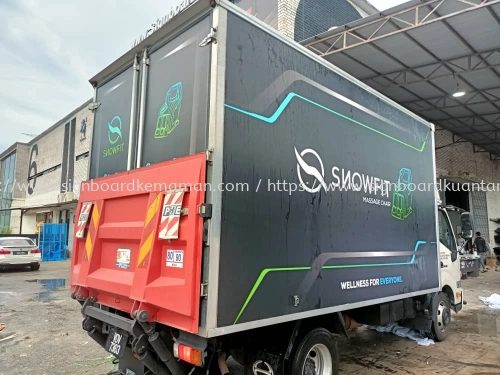 SNOWFIT TRUCK LORRY STICKER AT TERENGGANU KEMAMAN