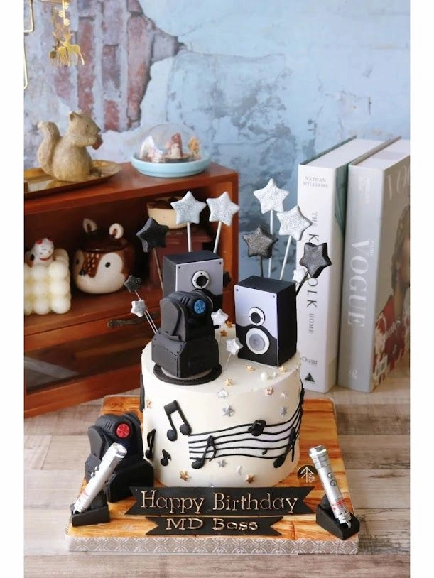 DJ Music Event Cake