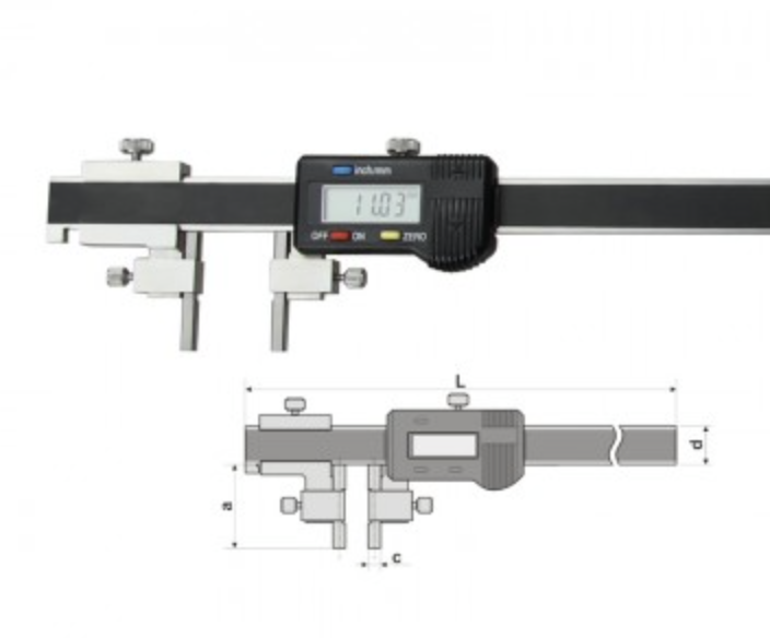 GUANGLU Digital column probe center distance caliper