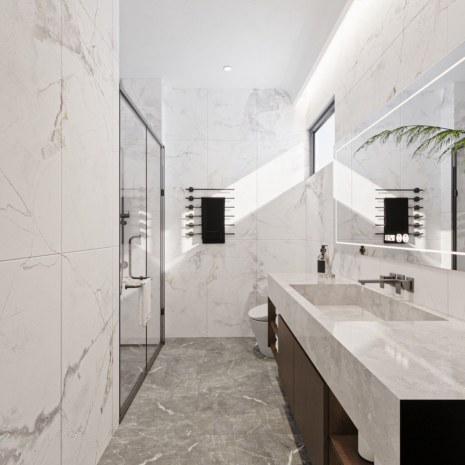 MASTER BATHROOM - SILVER - LTH