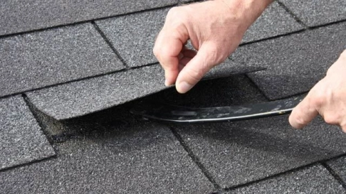 Black And Waterproof Roofing Shingles 