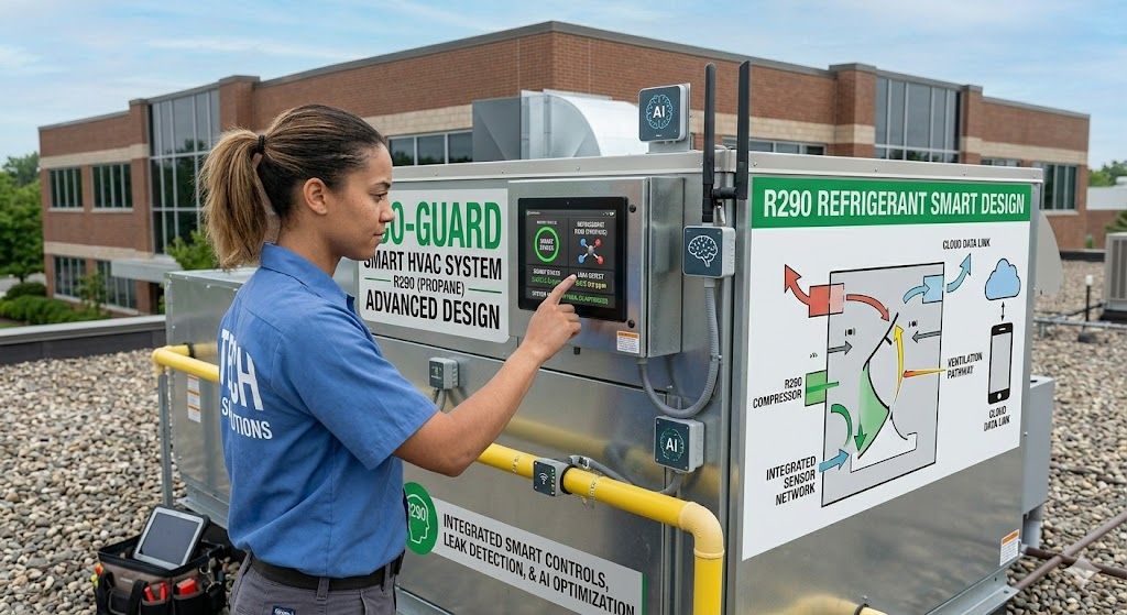 R290 smart HVAC system design