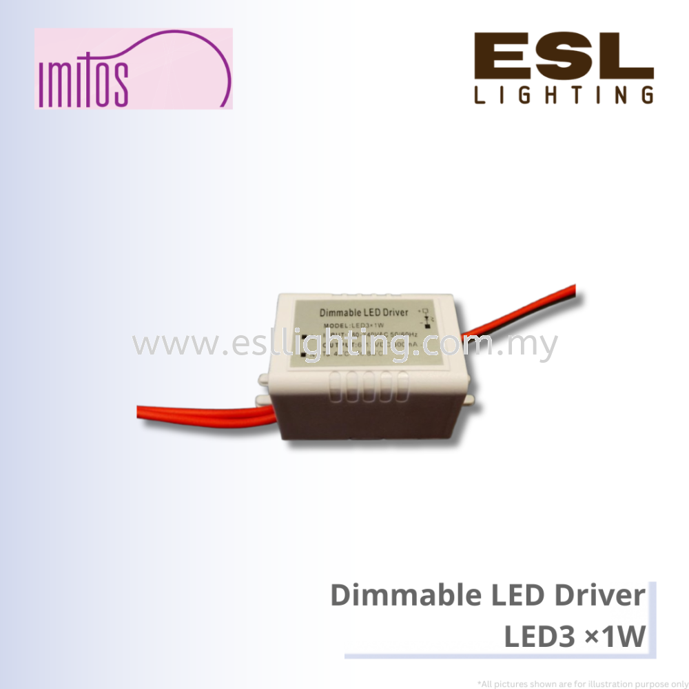 IMITOS Dimmable LED Driver - LED3 × 1W