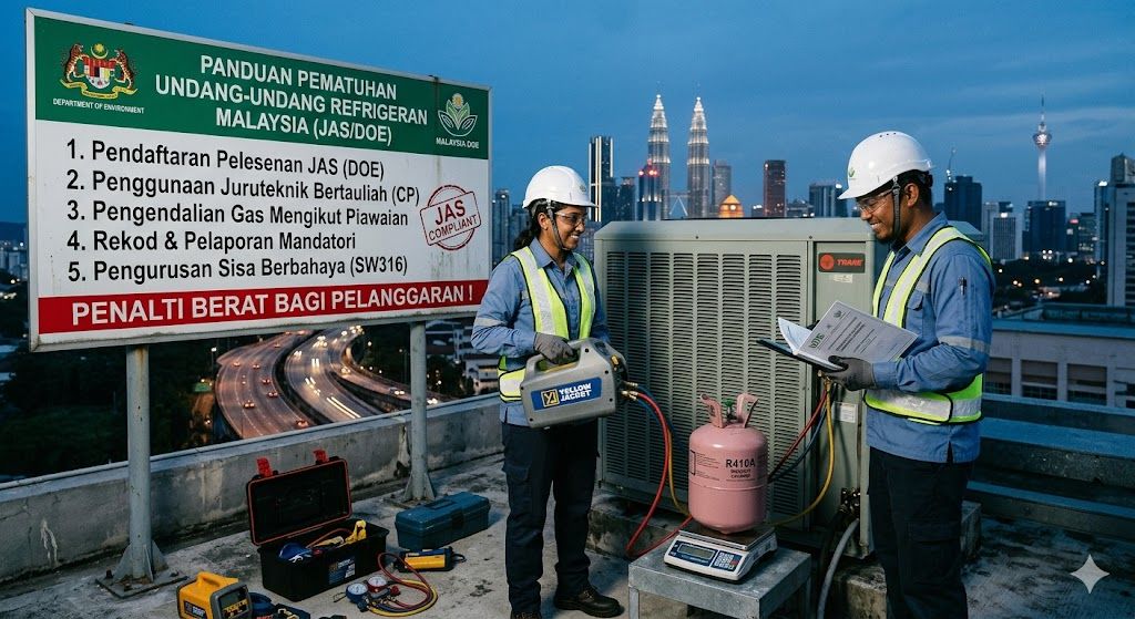 refrigerant safety legal requirements Malaysia DOE
