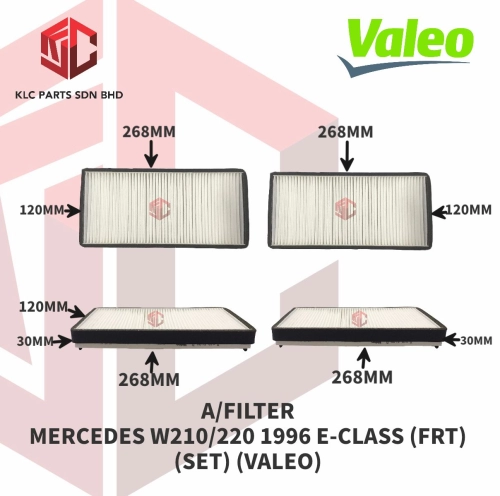 AIR FILTER MERCEDES W210/220 1996 E-CLASS (FRT) (SET) (VALEO)