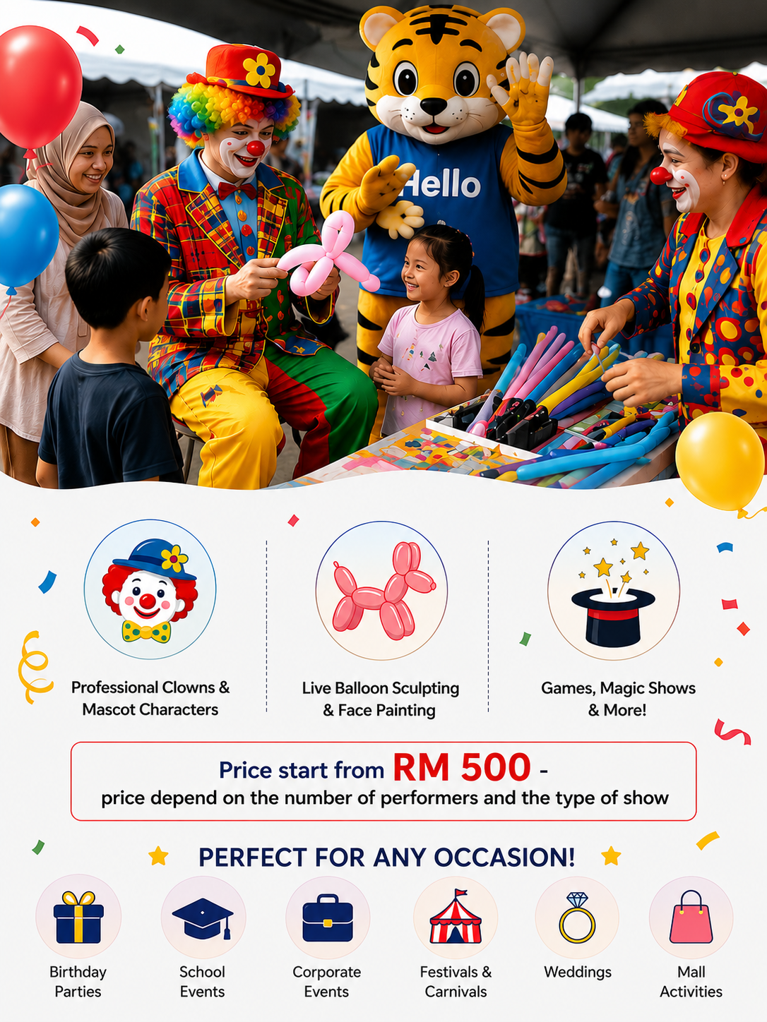 Live Entertainment - Clown
