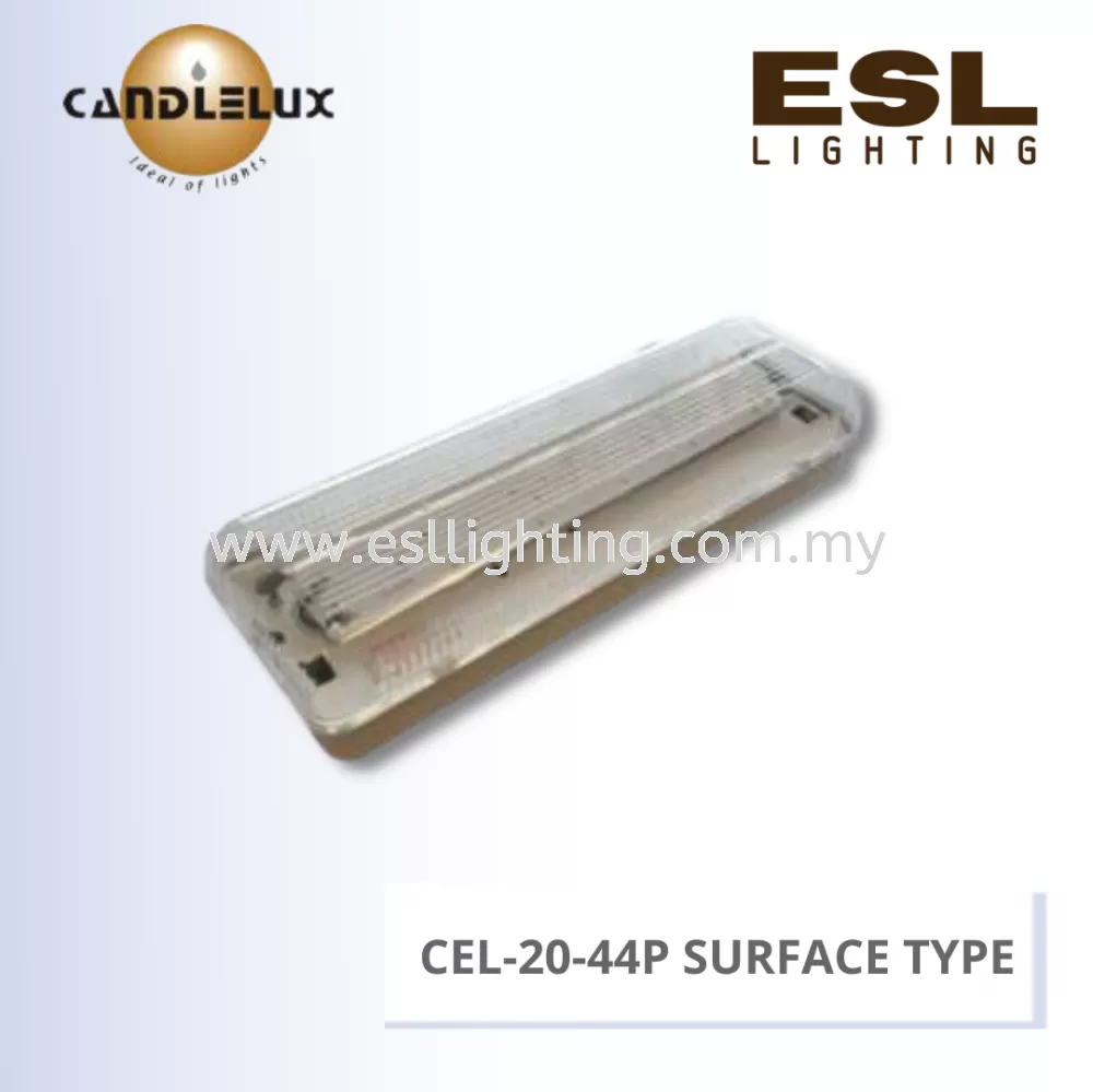 CANDLELUX EMERGANCY LIGHTING LUMINAIRE - CEL-20-44P SURFACE TYPE