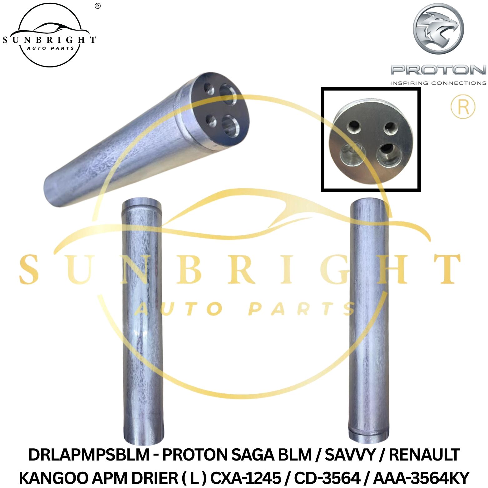 DRLAPMPSBLM - PROTON SAGA BLM / SAVVY / RENAULT KANGOO APM DRIER ( L ) CXA-1245 / CD-3564 / AAA-3564KY