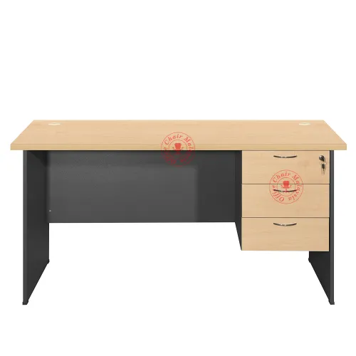 4ft 5ft 6ft Office Table c/w hanging drawer 3D | Meja Pejabat | Meja Office