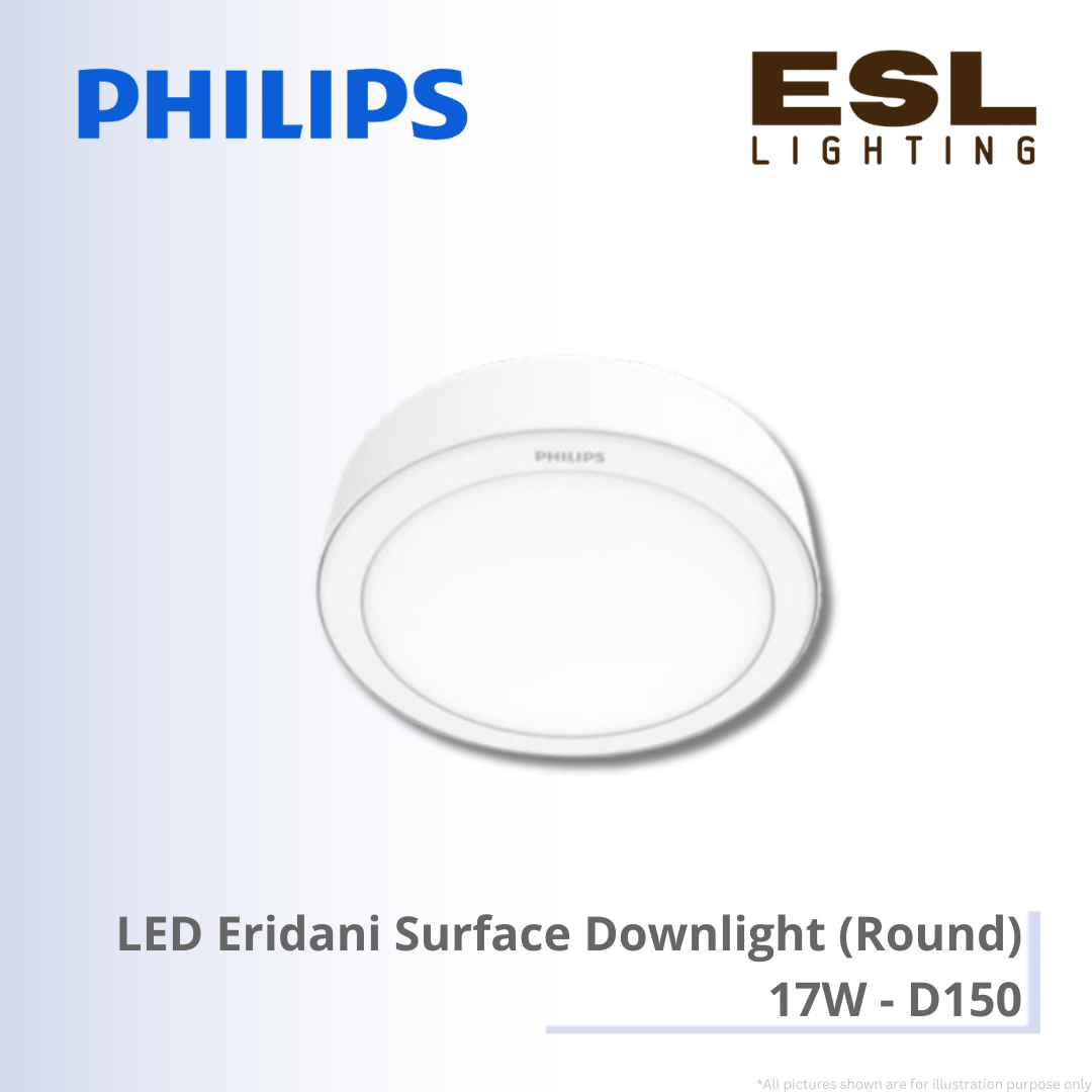 PHILIPS LED Eridani Surface Downlight (Round) 17W - D150