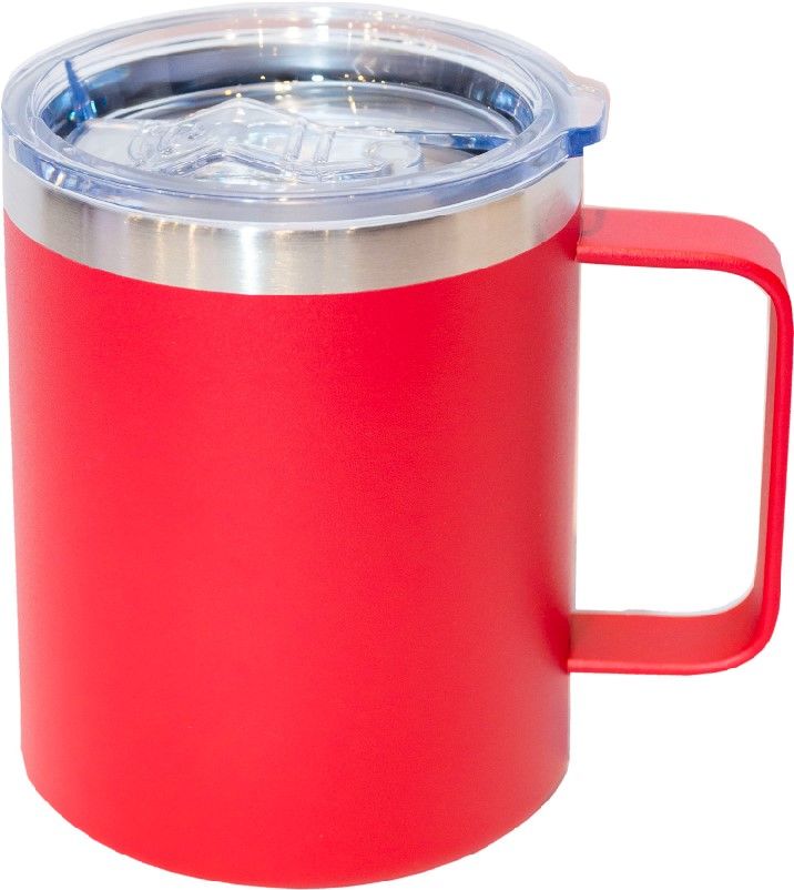 AM33 — AUTO MUG STAINLESS STEEL 304 (INNER) + DOUBLE WALL / HIGH GRADE MATTE FINISH 360ml 365gsm (COMES WITH BOX) [PREMIUM QUALITY ✔]