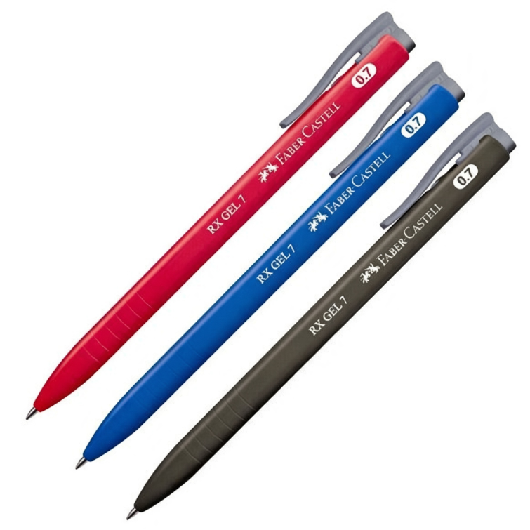 FABER CASTELL BALL POINT & GEL PENS (2496)