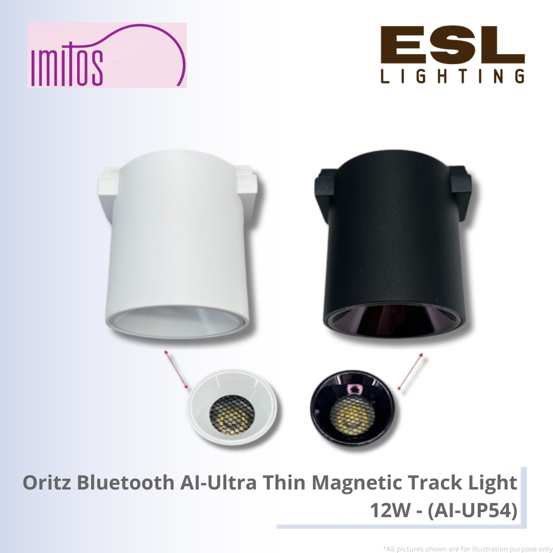 IMITOS Oritz Bluetooth LED AI-Ultra Thin Magnetic Track Light 12W - AI-UP54