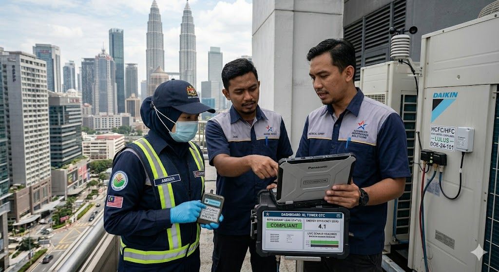 HVAC system monitoring compliance Malaysia