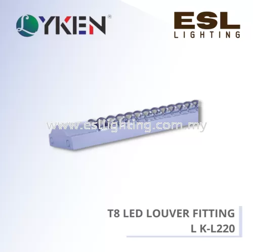 LYKEN T8 LED LOUVER FITTING - LK-L220