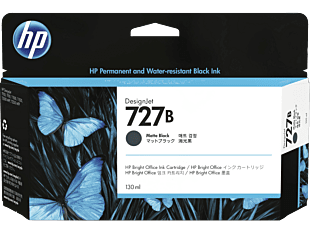 HP 727B 130-ml Matte Black DesignJet Ink Cartridge