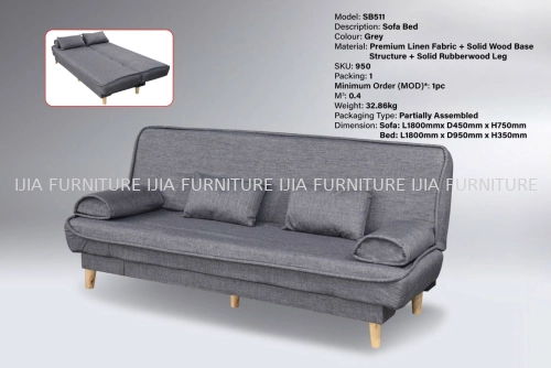 Sofa Bed -  SB511 (Grey)