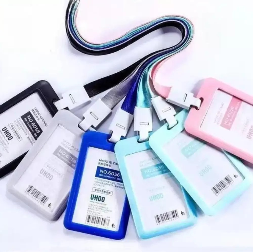 Multicolor Lanyard and ID Card Holder