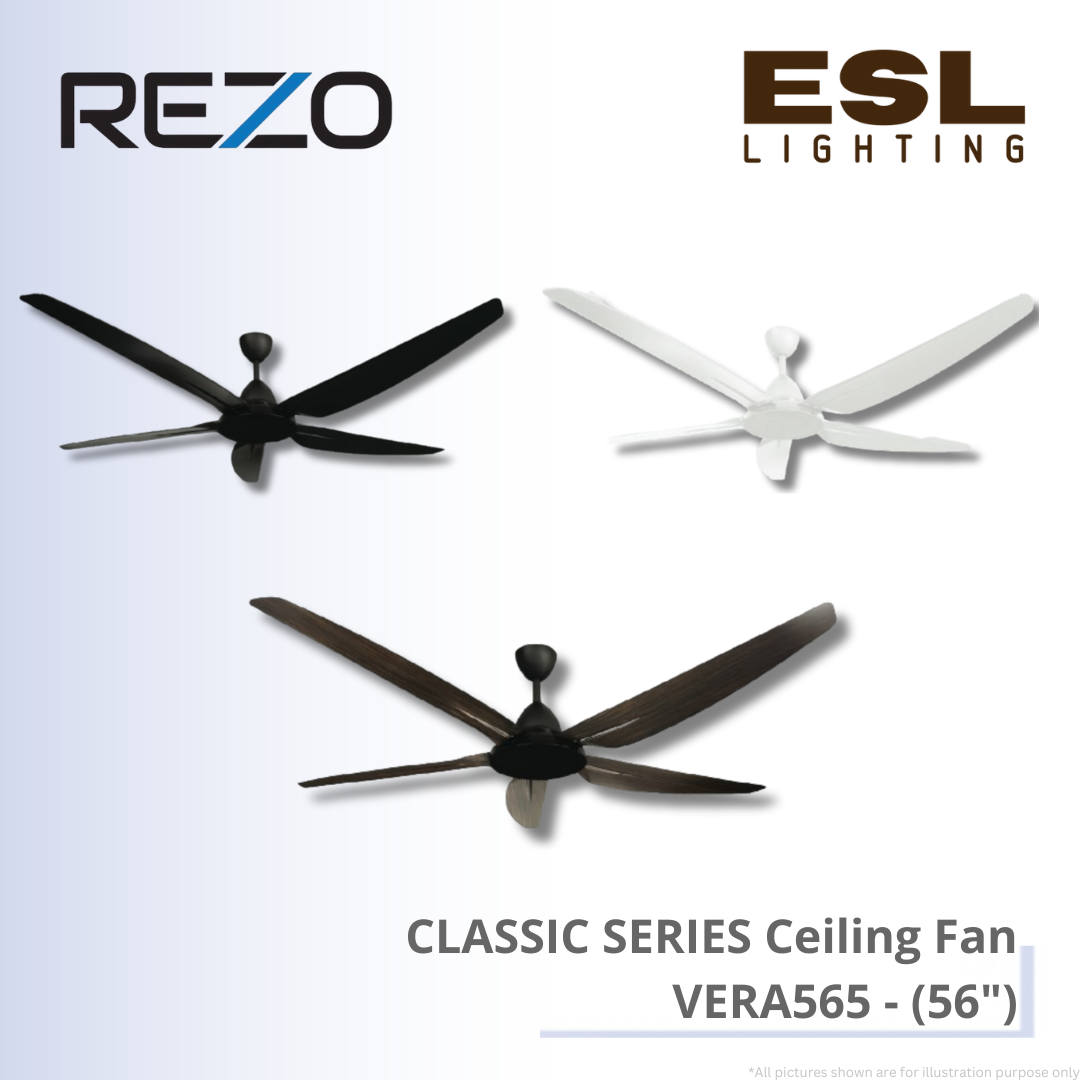 REZO CLASSIC SERIES Ceiling Fan VERA565 - 56"
