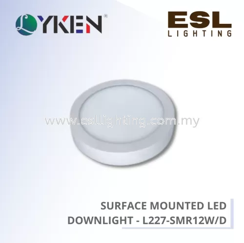 LYKEN Surface Mounted LED DOWNLIGHT - L227-SMR12W / L227-SMR12D
