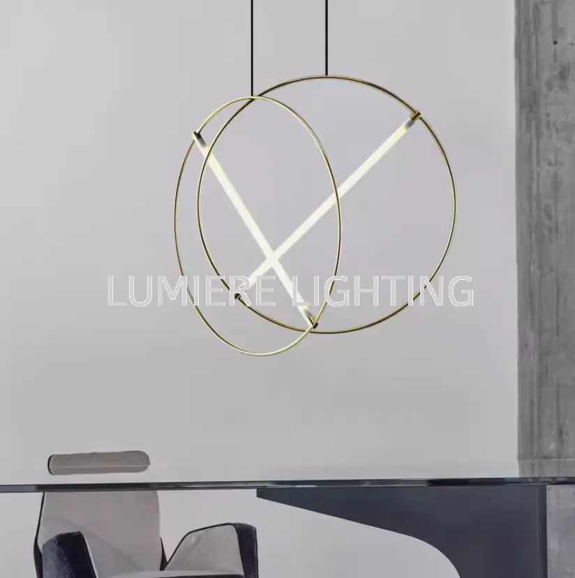 Nordic Simplicity Circle Ring Pendant Light