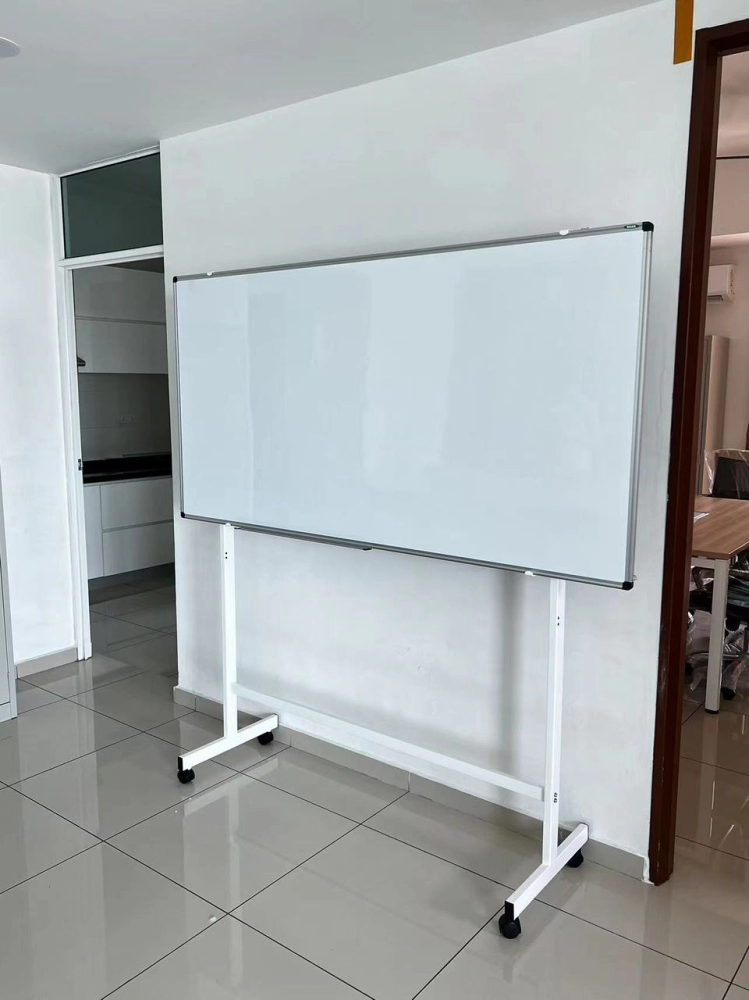 Standard 5ft Office Desk Table | Low Back Mesh Office Chair | Steel Full Height Files Cabinet | 6ft Standing Whiteboard | Office Table Penang | Office Chair Penang | Office Furniture | Pembekal Perabot Pejabat | Kulim | Lunas | Air Itam | Ampang | Lumut | Pontian