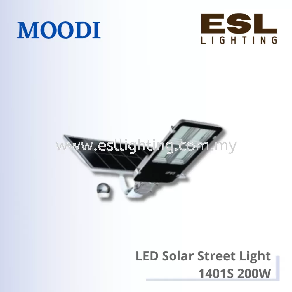 MOODI LED Solar Street Light 200W - 1401S IP65