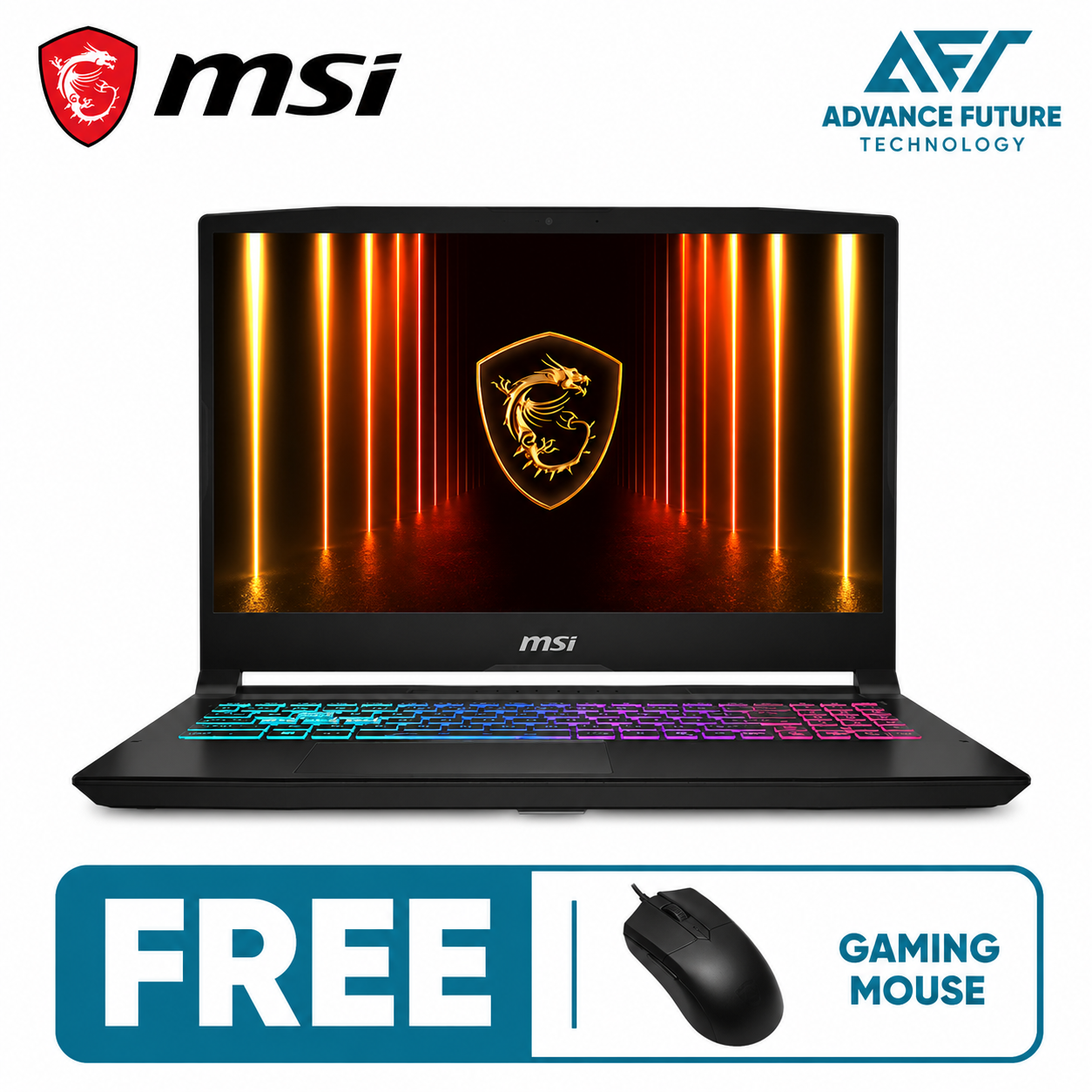 MSI Katana 15 HX B14WGK-284MY 15.6'' QHD 165Hz Gaming Laptop Black ( Intel Core i7 14650HX, 16GB, 1TB SSD, RTX5070, W11 )