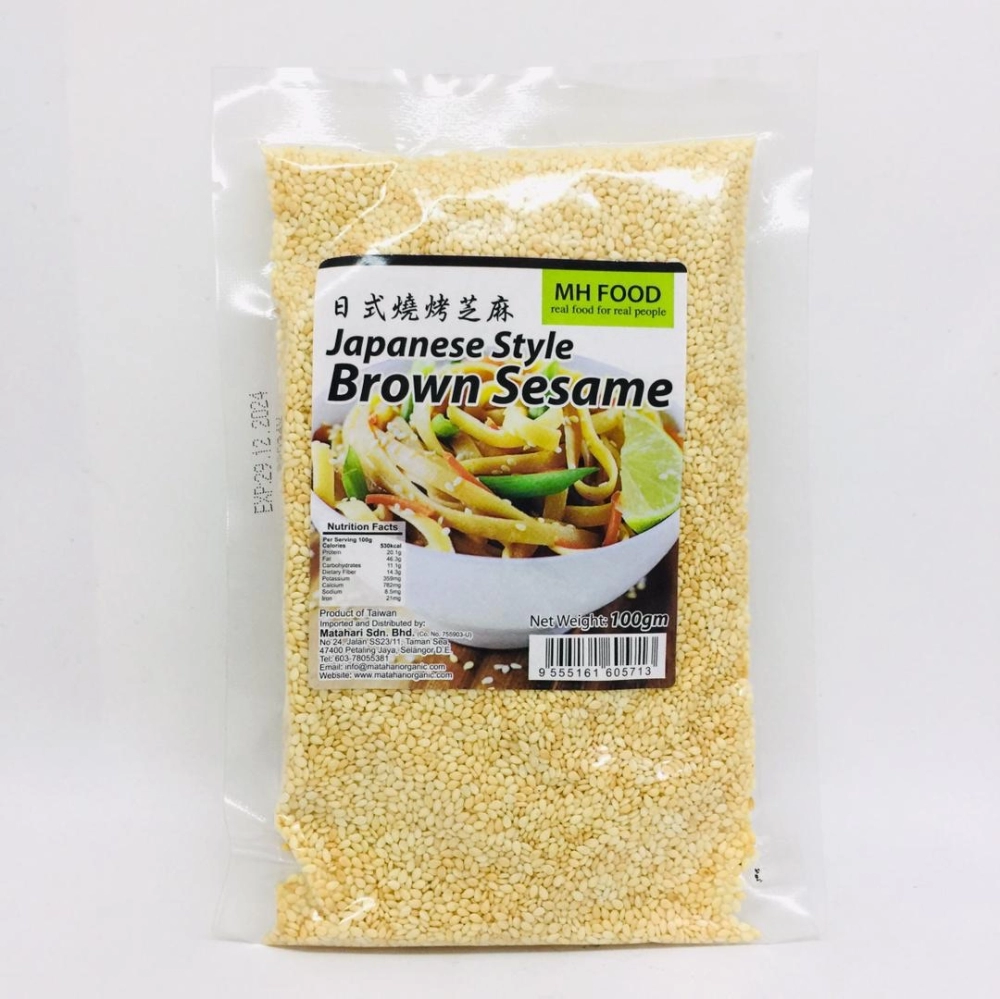 MH Food Japanese Style Brown Sesame 日式燒烤芝麻 100g