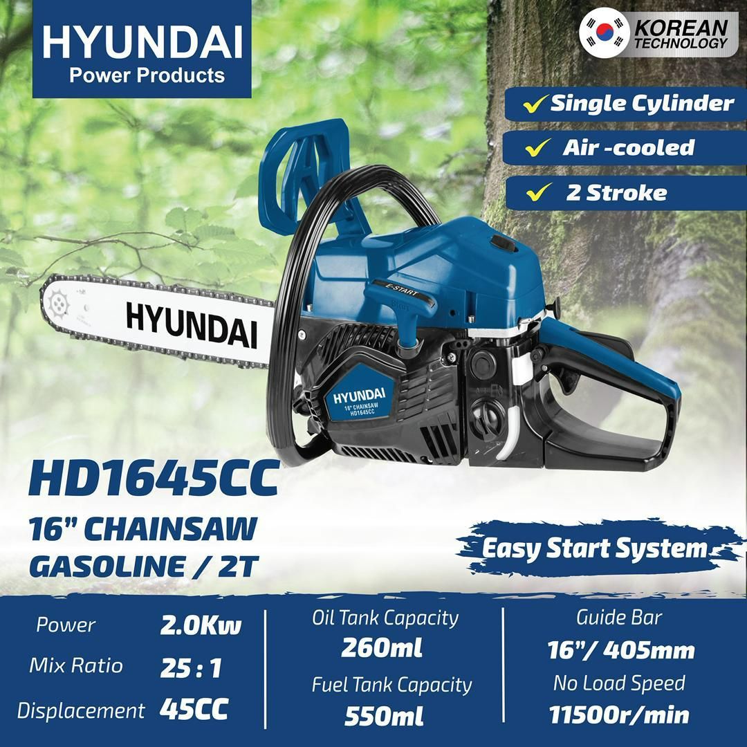 HYUNDAI HD1645CC 16" 12T Gasoline Chainsaw