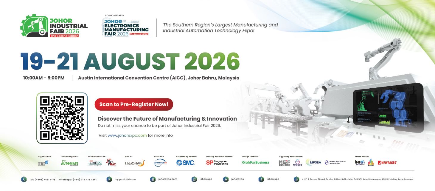 Johor Industrial Fair 2026 |  19 - 21 August 2026