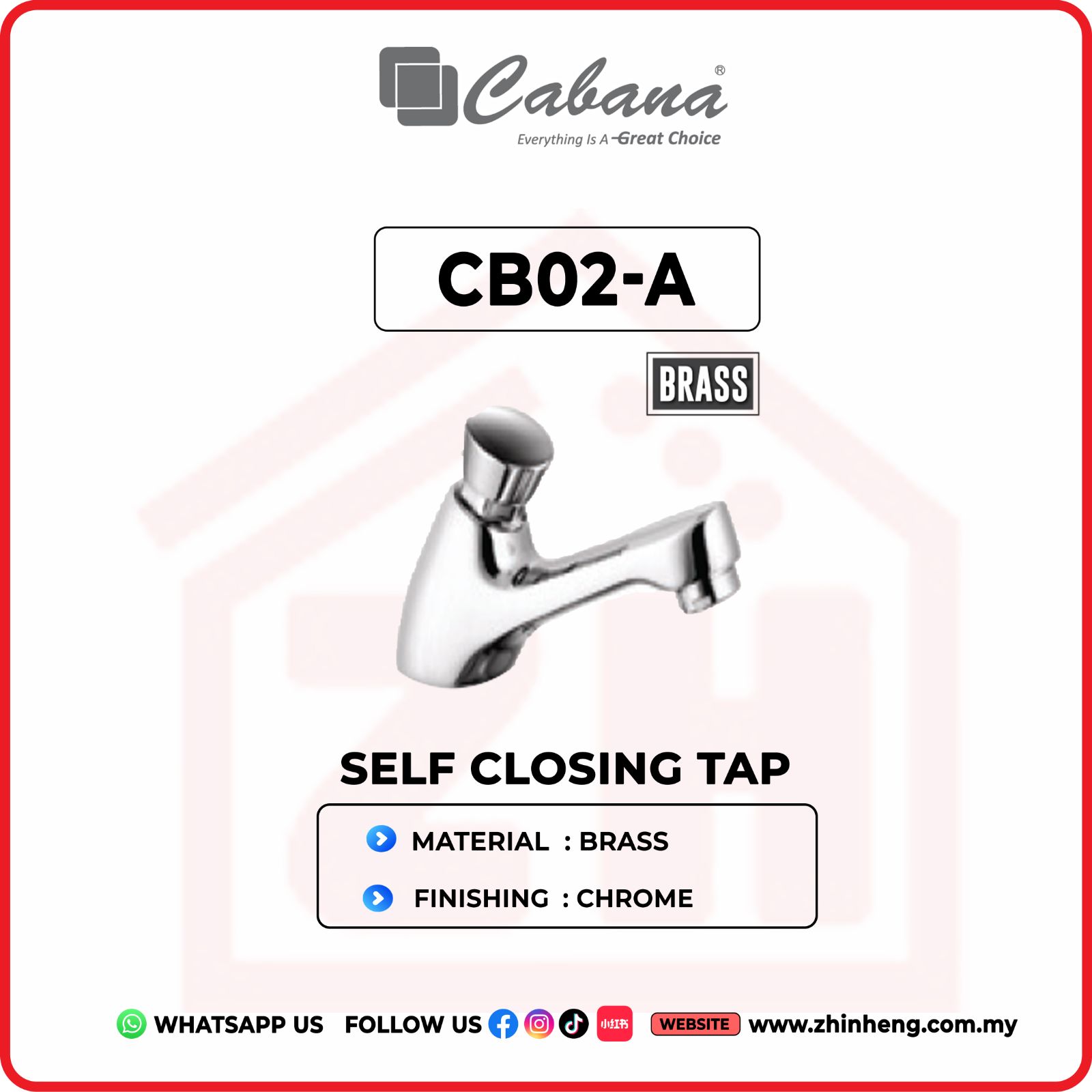 CABANA Self Closing Tap CB02-A