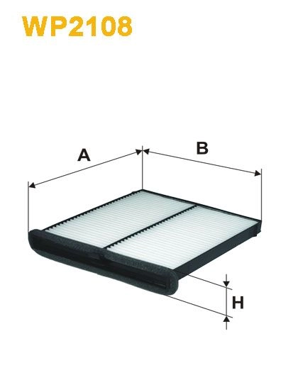 Original WIX Cabin Filter WP2108 - for MAZDA 3 (BM) 1.5 Skyactiv-D 105