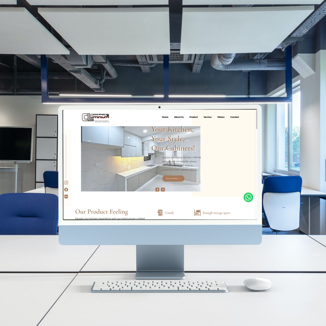 Kitchen Cabinet Manufacturing Web Design | SEO | Digital Marketing | Selangor