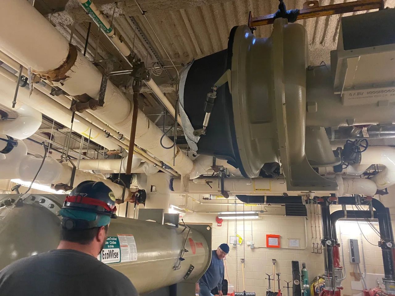 Chiller heat exchanger upgrade services
