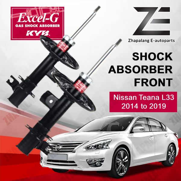 KYB Excel-G Front Shock Absorber Strut Pair for Nissan Teana L33 2014-On Premium Gas Twin Tube Suspension Left Right Set