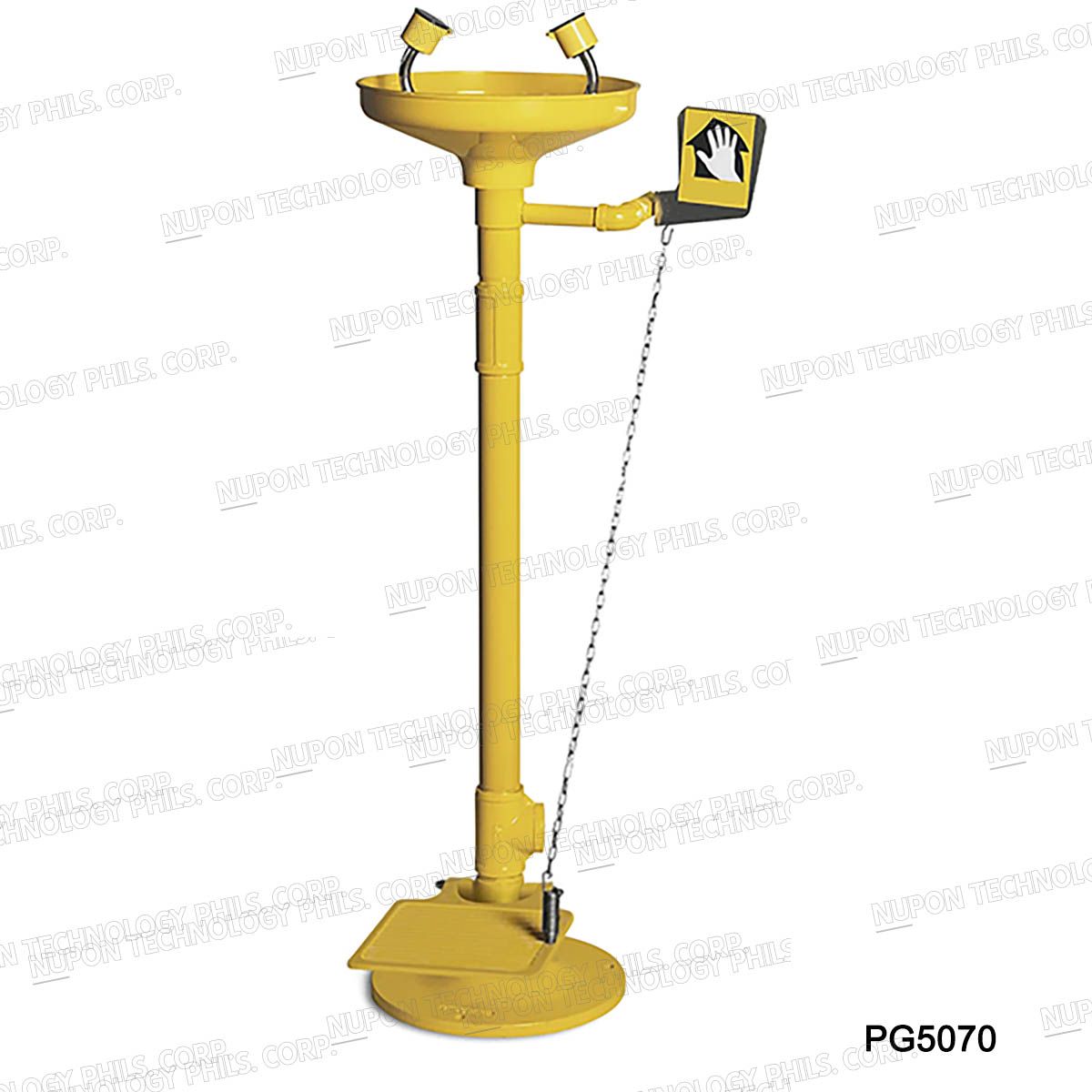ABS BOWL Pedestal Mounted Eyewash With Foot Pedal ; MODEL:PG5070
