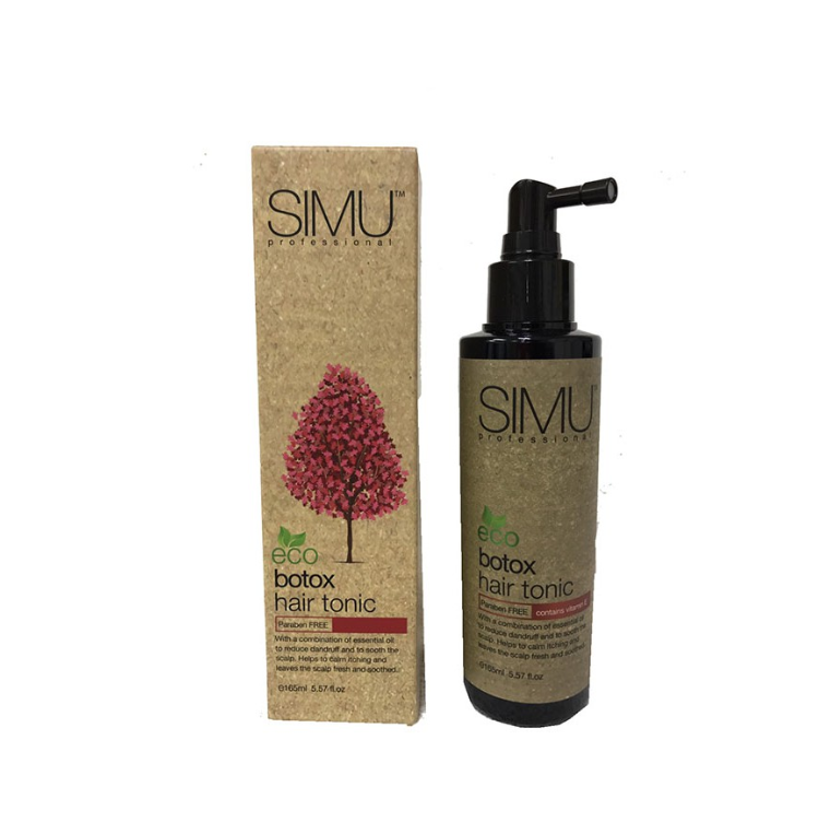 Simu Botox Hair Tonic Panax Ginseng Organic Professional Salon Eco Paraben Free 165ml