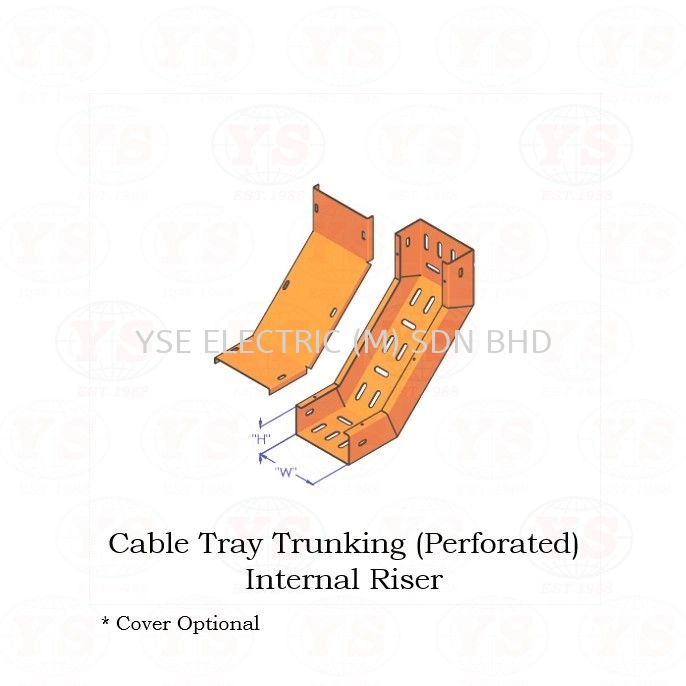 Cable Metal Tray Trunking (Perforated) Internal Riser Joint Cable ...