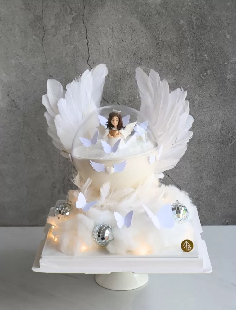 Angel Music Globe Cake