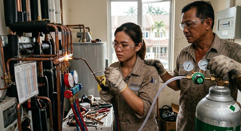 copper tubing brazing nitrogen purge guide