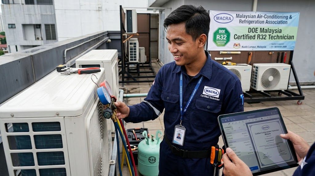 certified cooling system technician Malaysia