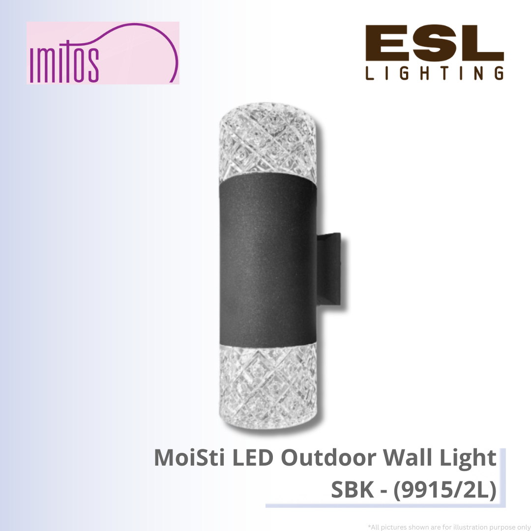 IMITOS MoiSti LED Outdoor Wall Light SBK -9915/2L