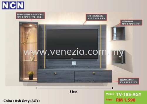 TV Cabinet TV185-AGY/ AWT