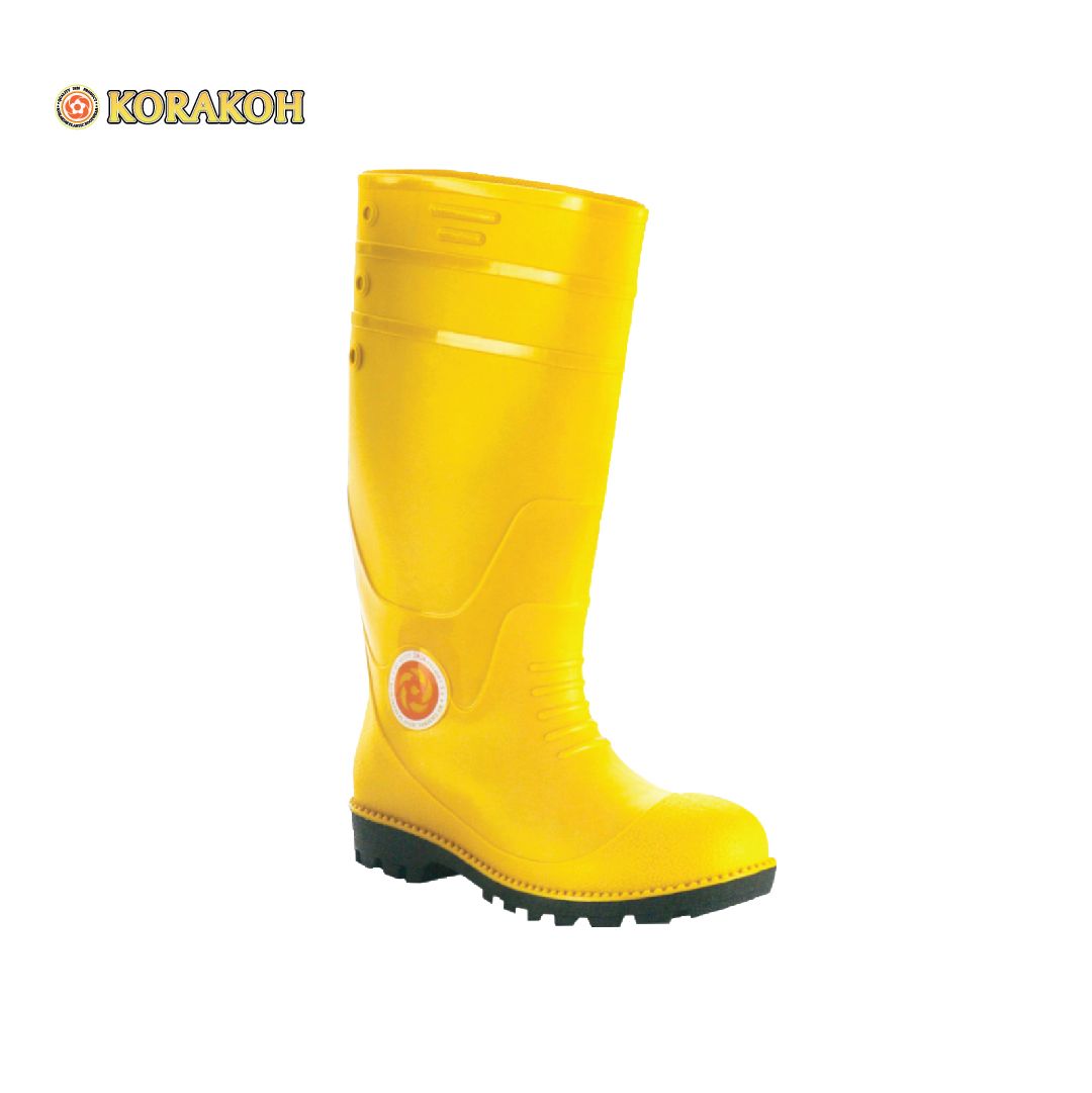 HIGH CUT PULL ON WATER BOOT (R 808 MSTC-Y/BK) (LE.L / EM.X)