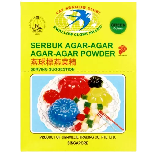 GREEN 10G AGAR-AGAR POWDER