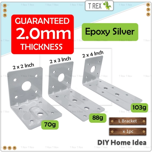  T Rex DIY 2/3/4 Inch Heavy Duty Roofing L Bracket