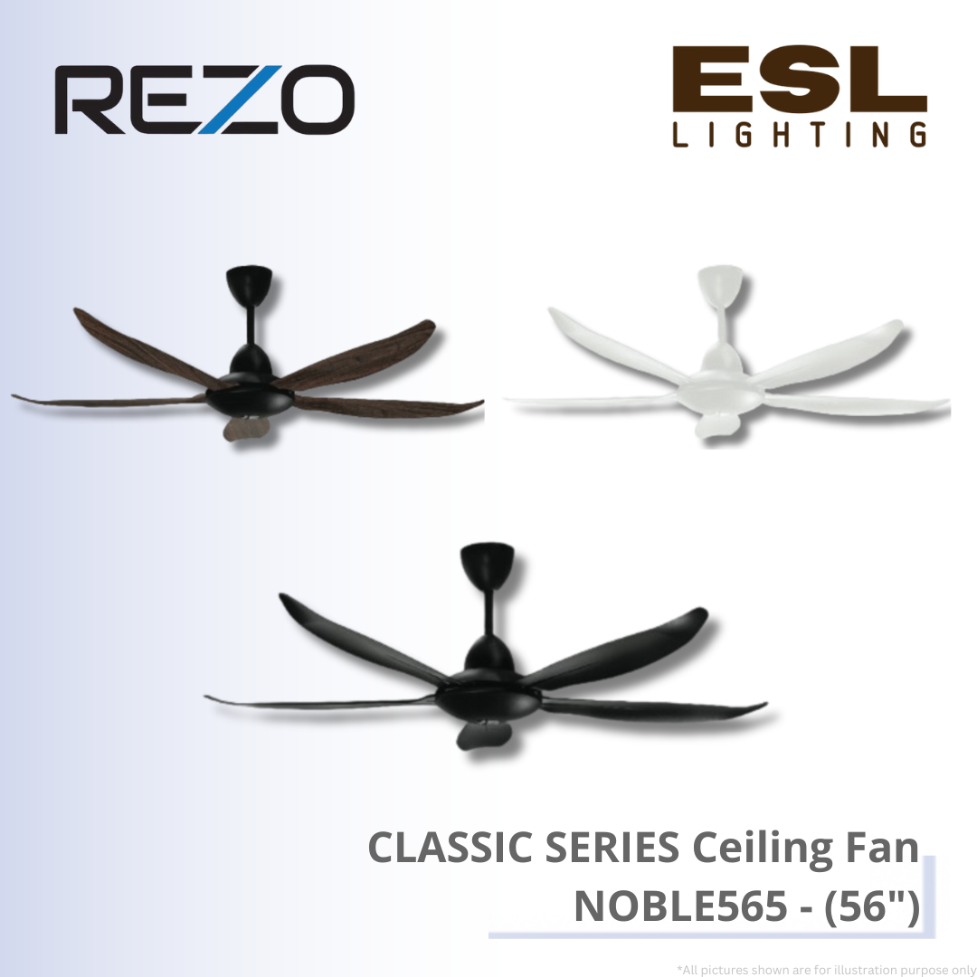 REZO CLASSIC SERIES Ceiling Fan NOBLE565 - 56"