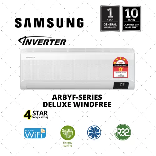 SAMSUNG ARBYF-SERIES DELUXE WINDFREE INVERTER